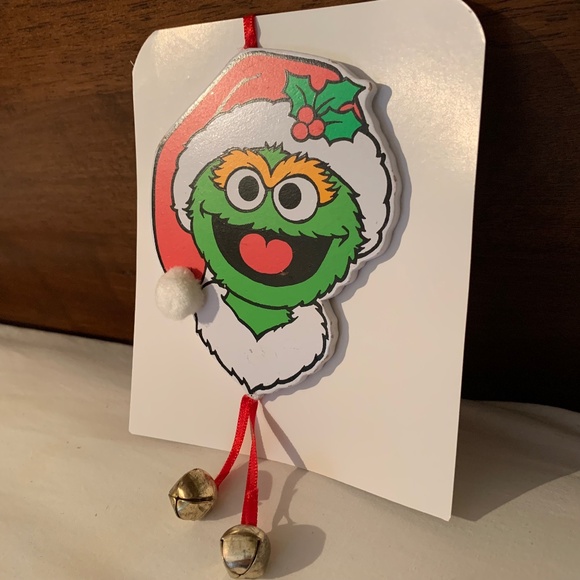 Vintage Sesame Street Cookie Monster,Oscar The Grouch & Winnie the Pooh Ornament - Picture 4 of 13